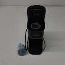 Single Serve One Cup Coffee Maker, for K Cups and Grounds, Mini Coffee Maker with Portable Handle, 6 to 12 Oz Brew Size, for Travel, Camping, Office, RV and Dorm, 120V, Black and Gold