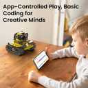 Sillbird Robot Building Kit with Remote Control for Boys Ages 8-14, STEM Coding Robotics Technic Toy Birthday Creative Gifts for Kids, Buildable 5in1 Models with 473 Pieces