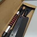 wuyaoyao 2-in-1 Snow Brush & Ice Scraper, 32"40" Extendable Ice Scrapers for Car Windshield Window, EVA & ABS Detachable Snow Removal Tool with Foam Grip for Cars Trucks SUVs, Winter Car Accessories