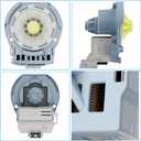 W10348269 for Whirlpool Kenmore Dishwasher Drain Pump W10348269, AP6020066, PS11753379, W10084573, 661662, 8558995, 8565839, W10158351, WPW10348269VP