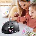 FOOKCIAN Kids Helmet,Toddler Skateboard Helmets for Ages 2-3-5-8-14 Years Boys Girls with Knee and Elbow Pads Wrist Guards fit Roller Skates,Skateboarding,Skating Scooter Adjustable Kids Helmet