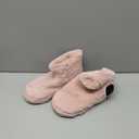 Electric Foot Warmer, Rechargeable Battery Powered Heated Slippers for Cold Feet, House Portable Heated Boots for Women, Graphene Heating Slippers with 4-8 Hours Heat,Washable (PINK)