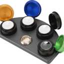 Oil Cup Stand Watch Grease Cup Holders, 4 Dish Watch Oil Cup Stand For Watch Repair Watchmakers Oil Grease Cup Holders Proof Wear Watch Repairing Accessory