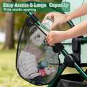 Guiseapue Baby Side Sling Stroller Cargo Net: Universal Stroller Organizer Attachment for Storage, Mesh Bag Storage Caddy, Stroller Accessories Fits for Uppababy MINU, Butterfly, YOYO, Nuna