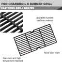 463240115 Grill Grates Replacement Parts for Charbroil 6 Burner Grill Parts 463230515 463239915 463226513 463252114 Replacement Grates G432-001N-W1 Searing Cooking Grates Kenmore Grates Parts