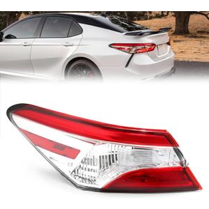 JFN Led Tail Lights Taillights Assembly for 2018-2020 Toyota Camry LE L SE Tail Lamp Replacement 81560-06720 (Driver Side (Left))