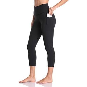 Colorfulkoala Women's High Waisted Yoga Capris 21" Inseam Leggings with Pockets XS