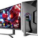 32 Inch 4K 144Hz Gaming Monitor, UHD Fast IPS Panel, 1ms GTG, sRGB 120%, Freesync & G-Sync, Built-in Dual Speakers, HDR10, VESA, DisplayPort, HDMI, Height/Tilt/Swivel Adjustment