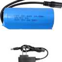 KBT 5V 4Ah Battery Pack with Charger & DC5521 Connector Cable for 5Volt Devices RC Car, Robot, DIY, LED Light Strip
