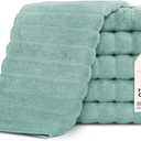 Classic Turkish Towels CTT Luxurious 100% Turkish Cotton Washcloths 6 Pack, Highly Absorbent & Quick Dry, Face Towels Wash Cloths for Hotel, Spa & Gym | 13"x13" (Spa Green, 6-Piece Washcloth Set)