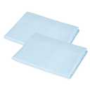 American Baby Company 2-Pack 100% Cotton Percale Fitted with Elastic Corners Day Care Mat Sheet, Blue, 24" x 48" x 4", Soft Breathable, for Boys and Girls