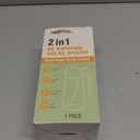 SWEET VIEW Olive Oil Sprayer for Cooking, 16oz/470ml Glass Oil Dispenser/Pour Bottle, Kitchen Accessories, Kitchen Gadgets for Air Fryer, Salad, BBQ, with Stickers (Black)