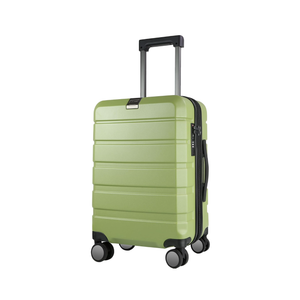 KROSER Hardside Expandable Carry On Luggage with Spinner Wheels & Built-in TSA Lock, Durable Suitcase Rolling Luggage with USB Port, Carry-On 20-Inch, Green