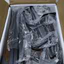 Wall Mounted Clothes Rack, Metal Garment Rack with Top Shelf, Laundry Storage Shelf with Hanging Rod, for Laundry Room, Bedroom, Entryway and Storage Room, Rustic Brown and Black TYM02BF