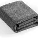 Happybuy Garage Floor Mat, 7.4'x17' Waterproof Protection from Water, Snow, Rain, Mud and Oil for Cars. Non-Slip Heavy Duty Mat with TPE Anti-Leak Backing. Easy to Clean and Cuttable