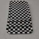 Zubebe 3 Pcs 13 x 10 Inch Checkered Serving Tray Black and White Serving Pieces Race Car Trays Rectangle Checker Plate Plaid Dishes Food Platter for Birthday Party