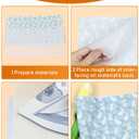 PLANTIONAL Lightweight White Iron-On Non-Woven Fusible Interfacing: 11.6" x 30yd Lightweight Non-Woven Interfacing Iron On Polyester Single-Sided Interfacing for DIY Crafts Supplies