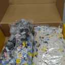 PIANTION Animal Graffiti Pink Bear Micro Building Blocks Set(6000PCS XQ003) 16.9in High Series,Gifts Suitable for Adults