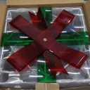 Set of 3 Christmas Lighted Gift Boxes, 60 LED Light Up Present Boxes for Christmas Decorations Indoor Outdoor Yard Xmas Tree Holiday Party Lawn Porch Home Decor (PVC)