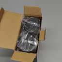 SIMPLETASTE Electric Salt and Pepper Grinder Set with LED Light, Automatic Pepper Mill Shakers with Adjustable Coarseness, One Hand Operation for Kitchen, Dining, Gifting, Silver, Battery Operated