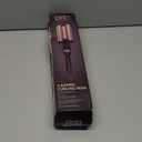 Three Barrel Curling Iron 7/8 Inch (22mm), 7 Heat Settings 180-430F, Ceramic Triple Hair Waver for Beach Waves, Dual Voltage 110-240V, Auto Shut-Off, Glove Included, Pink