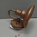 LONEDRUID Dusk to Dawn Sensor Outdoor Gooseneck Barn Light Fixtures Rustic Exterior Wall Sconce Lighting Waterproof Outside Porch Lantern Farmhouse Wall Mount Lamp for House Garage Patio (Bronze)