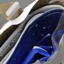 ArtSocket Merry Christmas Bathroom Set with Shower Curtain and Rugs Accessories, Happy New Year Snowflakes Blue Shower Curtain, Winter Bathroom Decor 4 Pcs