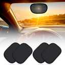 Econour Cling Sun Shade for Car Window and Windshield (4 Pack) | Static Cling Glare Protection for Baby | Car Windows Tint Sun Visor | Sun Glare Blocker for Driving | Sun Glare Protection Accessories