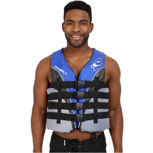 O'Neill Men's Superlite USCG Life Vest,Pacific/Smoke/Black:White,3XL