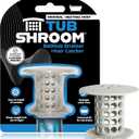 TubShroom the Revolutionary Tub Drain Protector Hair Catcher/Strainer/Snare, Gray (TSGRA454)