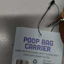 Durable Faux Leather Dog Poop Bag Dispenser with O Ring Stylish Dog Waste Bag Holder