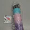 [2-IN-1 LID] Insulated Water Bottle with Silicone Boot (36hrs Cold/18hrs Hot) - DIY Stickers, Leakproof, BPA Free, 32 oz (Hydrangea)