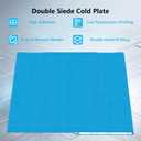 Cold Plate for Anycubic Kobra 3 Max, 3D Printer Double Sided Low Temperature Cool Build Plate Strong-Adhesion No Glue Platform 430x430mm