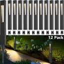SUNVIE LED Low Voltage Landscape Lights 3W Pathway Lights Low Voltage 12-24V Landscape Path Lights 3000K CRI 90+ Aluminum Waterproof Pathway Lighting for Walkway Garden Yard ETL Listed Cord, 12 Pack (Soft White(3000K))