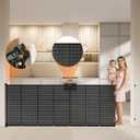  Retractable Baby Gate for Stairs, 42" Tall X 200" Wide Mesh Dog Gate Indoor, Child Gate for Doorways, Hallways, Deck, Indoor Outdoor Pet Baby Safety Essentials for Home, Black