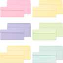 Business Envelopes, 120-Pack #10 Envelopes, 4 1/8 x 9 1/2 Inches, 6 Pastel Colors