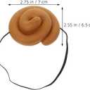 4Pcs Cartoon Poop Hat Funny Costume Headgear for Parties Realistic Poop Design for Cosplay Games Interactive Fun for Halloween Events Novelty Poop Props