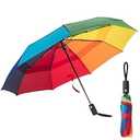 Mr. Pen Rainbow Ray Travel Umbrella, Windproof, Automatic, Compact, 42 Inch Canopy, Fiberglass Shaft, Aluminum Frame