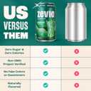 Zevia Zero Sugar Soda, Ginger Ale, 12 oz Cans (8-Pack)  Naturally Sweetened, Non-GMO Project Verified, Gluten-Free, Vegan