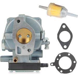 PSLER 693480 693479 Carburetor Replacement for Briggs and Stratton 498010 498774 499305 499307 Compatible with 4-Screw Fuel Pump 20 HP 917270821 V-Twin Machine with Fuel Filter (Kit1)