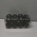 XmasExp 16ct Christmas Ball Ornaments Shatterproof Xmas Tree Hanging Balls Halloween Decorations Perfect for Holiday Wedding Christmas Halloween Decor(3.15", Black)