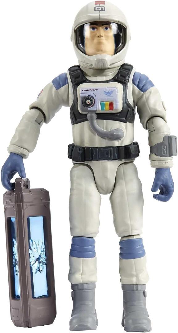 Mattel Disney and Pixar Lightyear XL-01 Buzz Lightyear Action Figure, 12 Points of Articulation & Accessories, 5-in Scale (Multicolor)