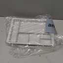 mDesign Expandable Plastic Drawer Organizer and Storage Container for Office Supplies - Gel Pen Pencil, Marker, Stationary, Desk Supply Holder for Drawers and Desktop - Lumiere Collection - Light Gray