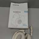 Botesty Sound Headphones Wired with Microphone, Over Ear Foldable 3.5mm Plug in Headphones Corded with 4.9ft Tangle-Free Nylon Cord for Tablet, Laptop, MP3/4, School, Airplane Travel (Beige)