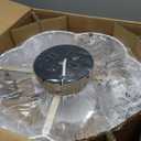 Caged Ceiling Fan with Lights, Flush Mount 20" Boho Ceiling Fans with Lights Remote Control, Low Profile Fabric Bladeless with 6 Speeds for Bedroom, Nursery, Kitchen (Beige)