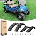 10L0L Golf Cart Fender Flares for Yamaha Drive G29 4 Piece Standard Fender Flares (2) Front & (2) Rear with Metal Hardware-NOT For Modified Vehicles & G22