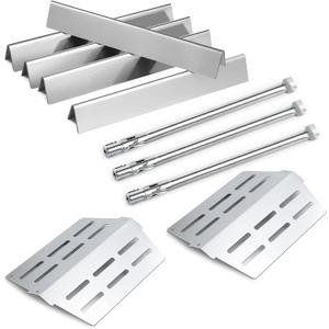 Genesis 300 Grill Replacement Parts for Weber Genesis Replacement Parts E-310 E-320 E-330 S-330 EP-310 EP-330 Grill Parts 17.5” Flavorizer Bars 7620 65505 Heat Deflector 62752 Burner Tube Flavor Bars