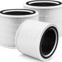 Core 200S Replacement Filter Compatible with LEVOIT Core 200S Smart WiFi Air Purifier, Fit for Levoit Core 200s Replacement Filter, 3Pack 3-Stage H13 Grade True HEPA Filter, Replace Core 200S-RF
