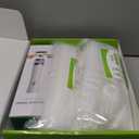 Vacuum Sealer for Food with Visible Tank, Handheld Vacuum Sealer Machine with 30 Reusable Bags for 5X Longer Freshness, Wireless & Portable, White