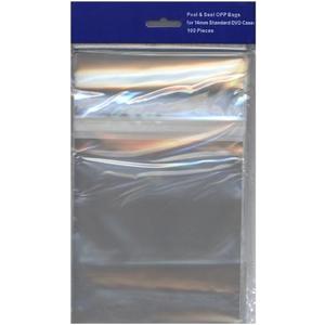 500 OPP Plastic Bag for Standard 14mm DVD Case (Standard DVD Case Plastic Wrap)
